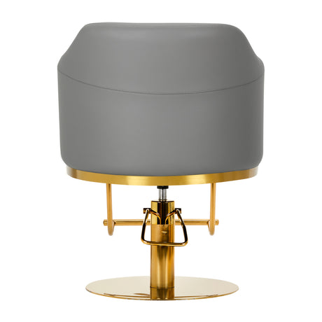 Hairdressing chair Burgos Gold Gray - BVShop