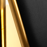 Hairdressing chair Gabbiano Linz NQ Gold Black - BVShop