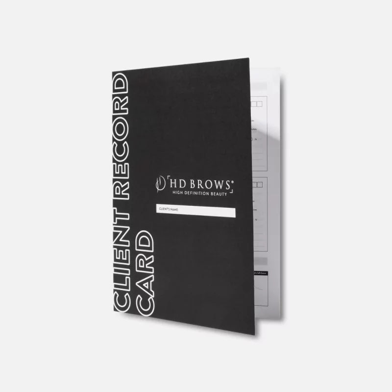 HD Brows Client Record Cards 30pcs