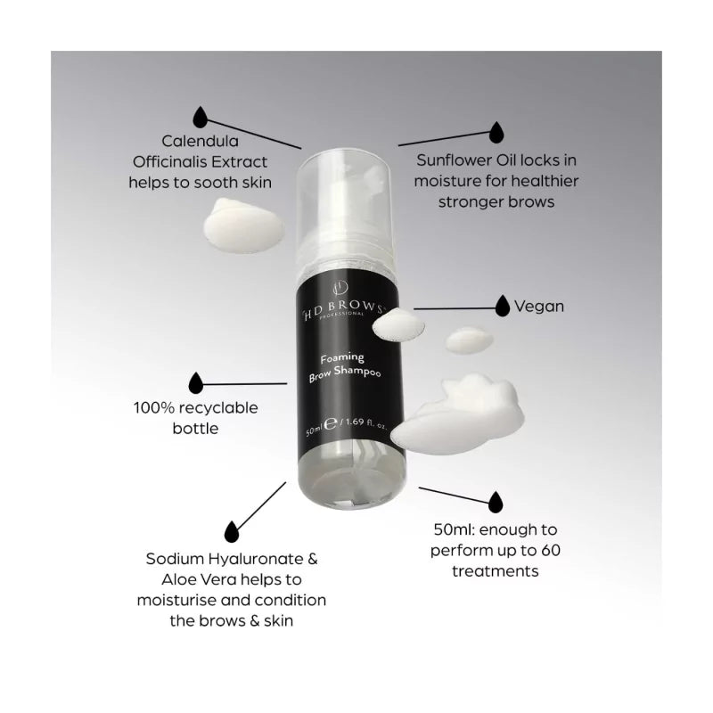 HD Brows Foaming Brow Shampoo 50ml