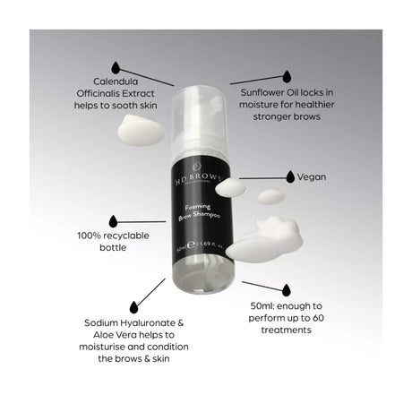 HD Brows Foaming Brow Shampoo 50ml