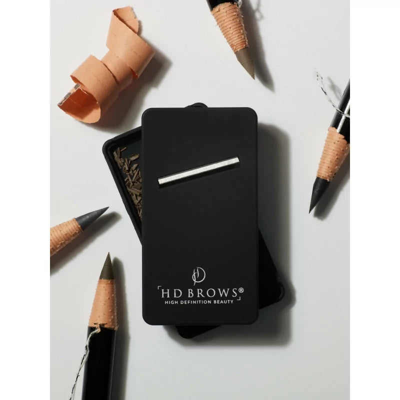 HD Brows Pro Super Shaper eyebrow shaping kit with precision tools and brow gel for professional, natural-looking brows.