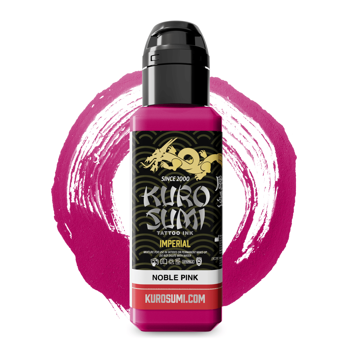 Kuro Sumi Imperial Tattoo Ink Noble Pink