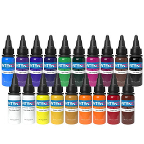 Complete Set of Intenze Ink Basic Colours 19x30ml - BVShop