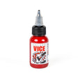 Bottle of Vice Colors Bleeding Red 30ml fabric dye with red liquid visible in the container.