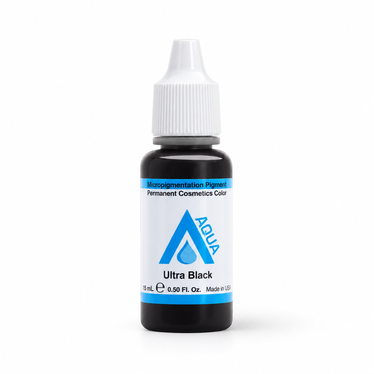 Li Pigments Aqua Ultra Black Pigment 15ml — product bottle on white with soft shadow