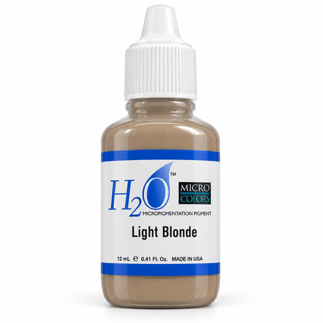 Li Pigments Micro Colors H2O Light Blonde Practice Pigment 12ml — bottle on white background with soft shadow