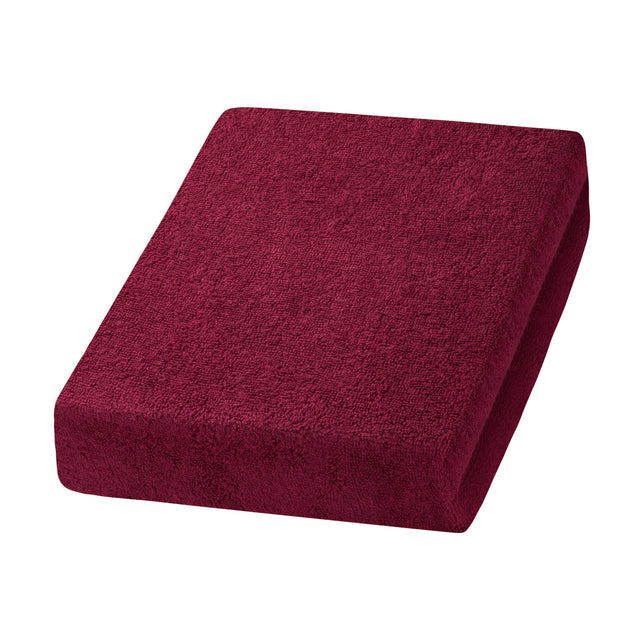MAROON TERRY SHEET - BVShop