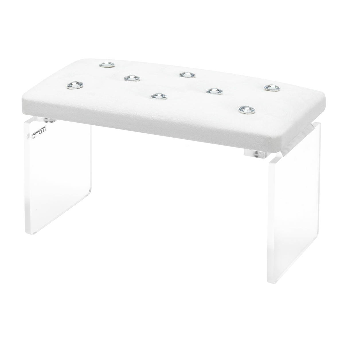 Momo Diamond manicure support stand Velour Ecru - BVShop