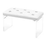 Momo Diamond manicure support stand Velour Ecru - BVShop