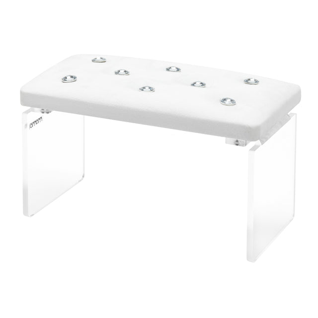Momo Diamond manicure support stand Velour Ecru - BVShop