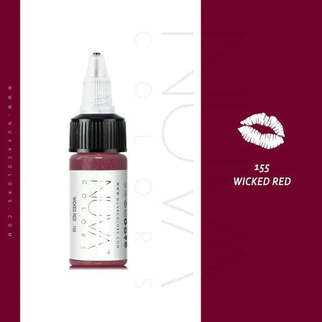 Nuva Colors Lip Pigments 155 WICKED RED 15ml - BVShop