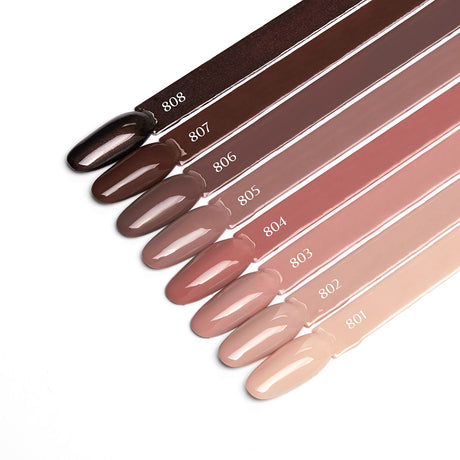 OCHO NAILS Hybrid nail polish brown 803 -5 g - BVShop