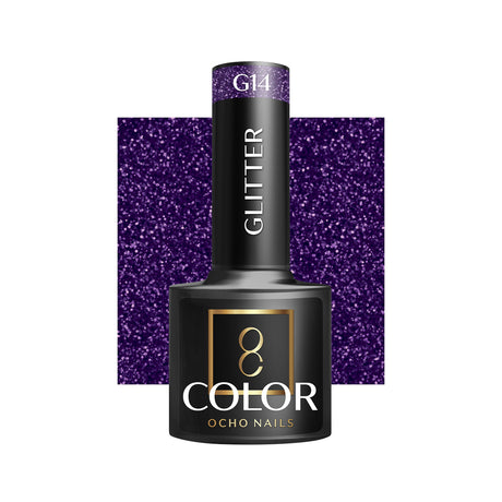 OCHO NAILS Hybrid nail polish glitter G14 -5 g - BVShop
