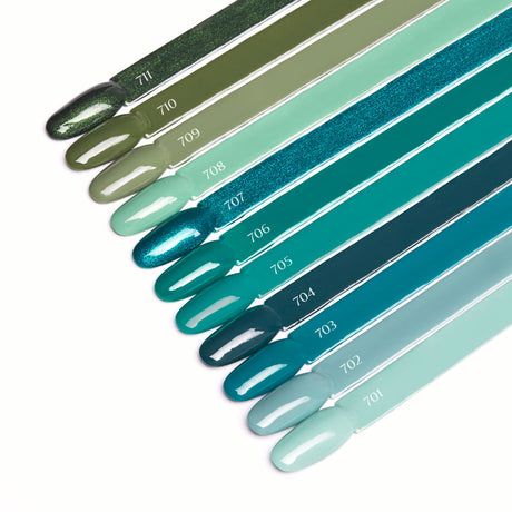 OCHO NAILS Hybrid nail polish green 707 -5 g - BVShop