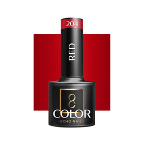 OCHO NAILS Hybrid nail polish red 204 -5 g - BVShop