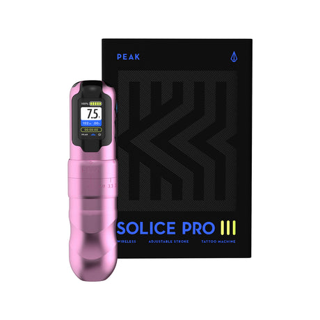 Peak Solice Pro V3 Tattoo Machine Pink - BVShop