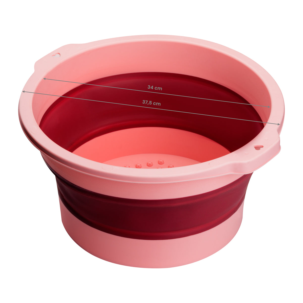 PEDICURE BOWL FOLDABLE PINK - BVShop