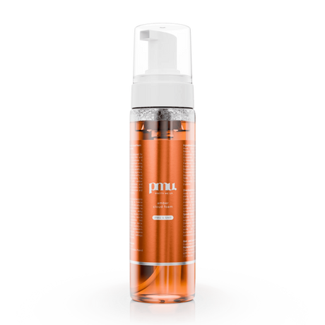 Kwadron Pretty Me Up Amber Cloud Foam 200ml bottle with foam dispenser, skincare product for cosmetic use.