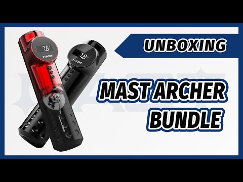 Mast Archer Wireless Tattoo Machine Pen 4.2mm Stroke Black