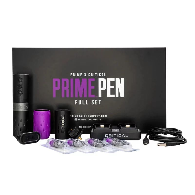 Prime X Critical Tattoo Wireless Machine Pen Full Set