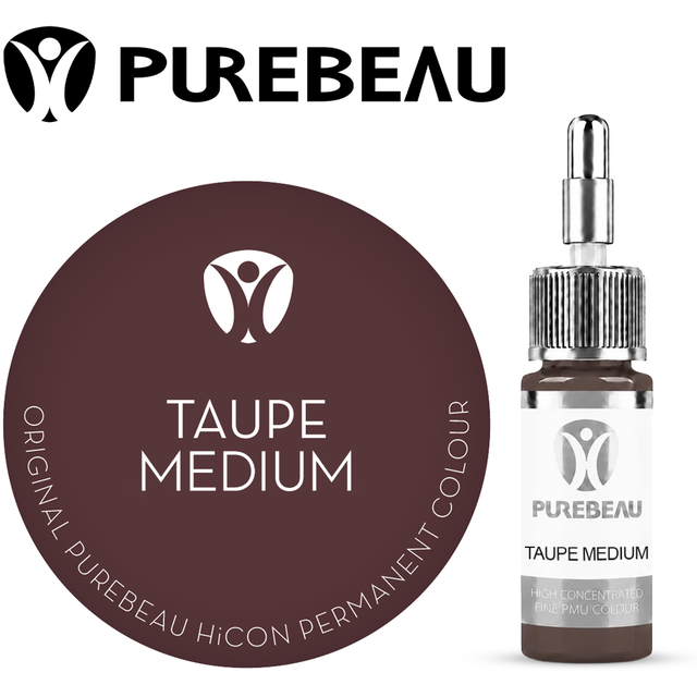 Purebeau Eyebrows Pigment Taupe Medium 10ml - BVShop