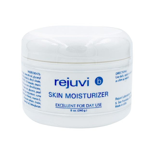 Rejuvi b Skin Moisturizer 240g, white 240g cream jar