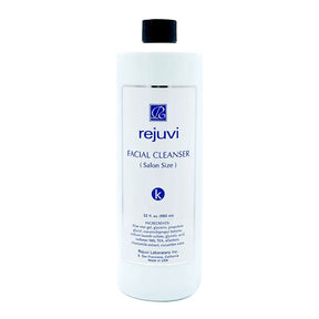 Rejuvi k Facial Cleanser 960ml bottle, front label