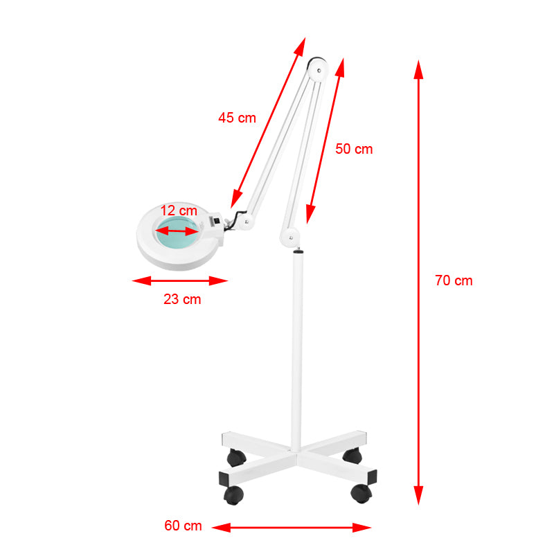 S4 LED magnifier lamp + LED tripod reg. light intensity - BVShop