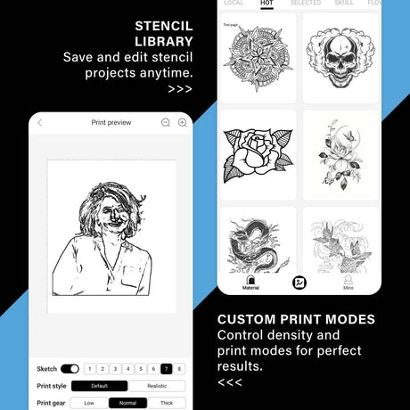 Saferly Bluetooth Stencil Printer - BVShop