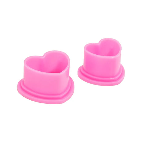 Saferly Heart Pink Ink Cups 500pcs - BVShop
