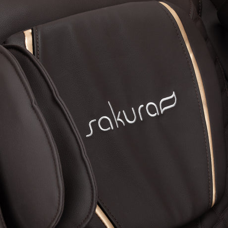 Sakura massage chair 306A wooden leather - BVShop