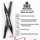 Skull DNA Dual-Ended Skin Marker Red/Blue - BVShop