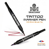 Skull DNA Dual-Ended Skin Marker Red/Blue - BVShop