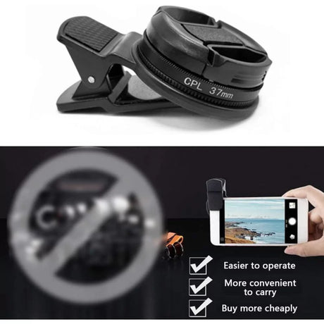 Smartphone Tattoo Camera Lens 37mm CPL