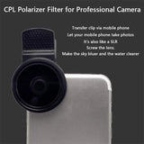 Smartphone Tattoo Camera Lens 37mm CPL