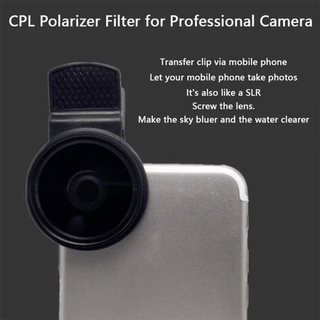 Smartphone Tattoo Camera Lens 37mm CPL