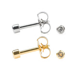 Studex April Crystal Bezel Earring