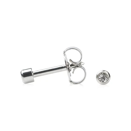 Studex April Crystal Bezel Earring