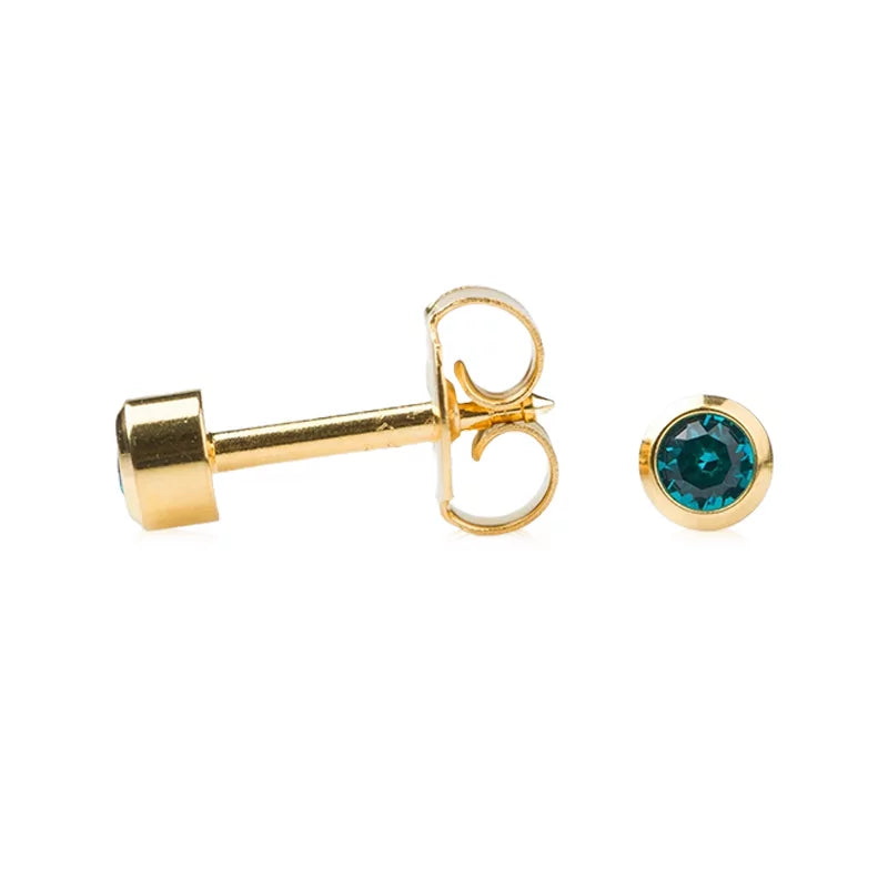 Studex December Blue Zircon Earring