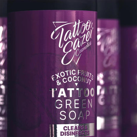 Tattoo Eazer Green Soap Exotic Fruit And Coconut 500ml - BVShop