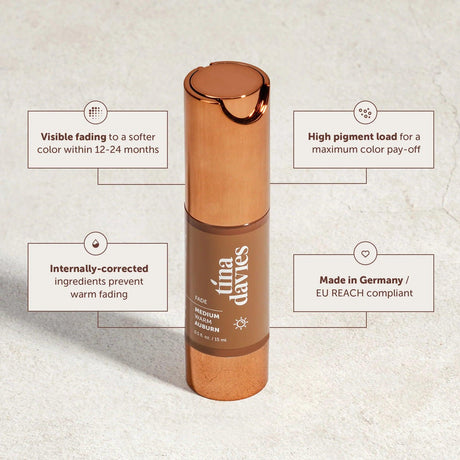 Tina Davies FADE Medium Warm Auburn Pigments 15ml - BVShop