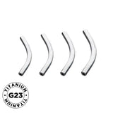 Titan Curved Barbell For Piercing