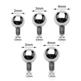 Titanium Piercing Labret Ball Tip