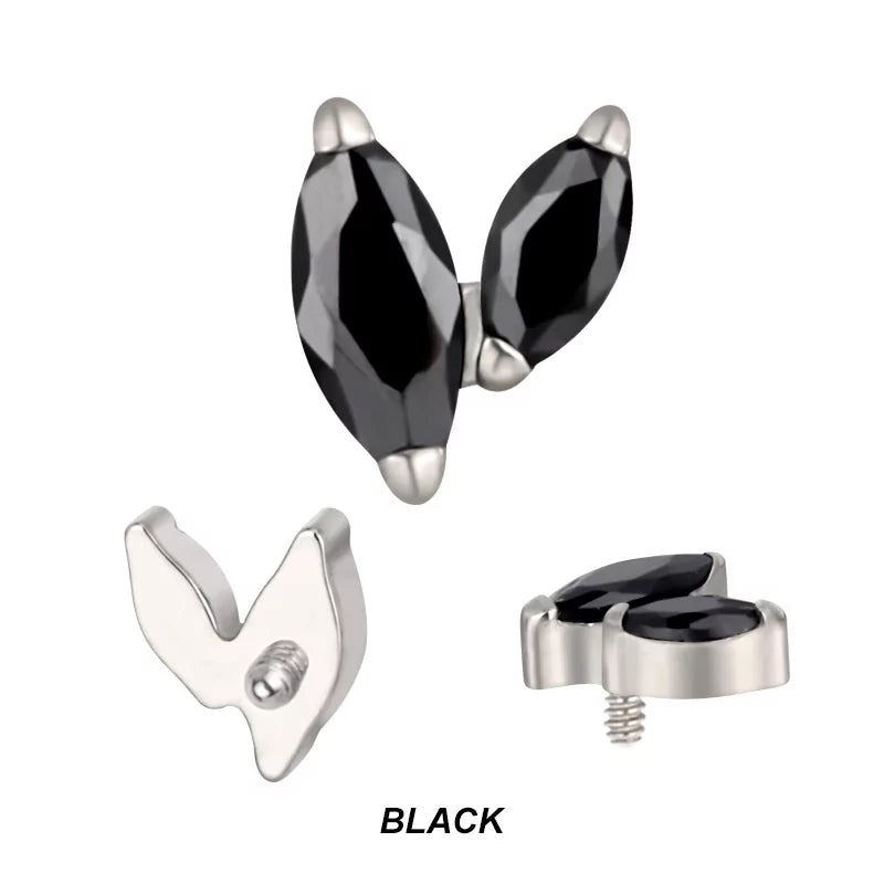 Titanium Piercing Tips With Zircon