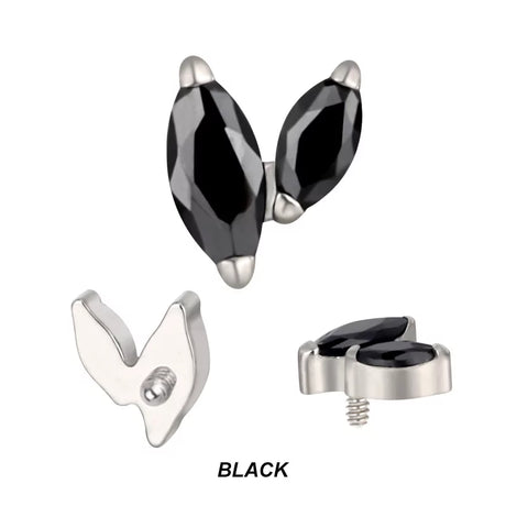 Titanium Piercing Tips With Zircon