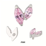 Titanium Piercing Tips With Zircon