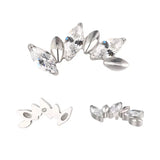 Titanium Ring Alternate Marquise