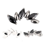 Titanium Ring Alternate Marquise