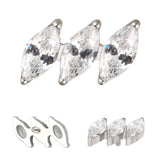 Titanium Ring Diagonal Marquise